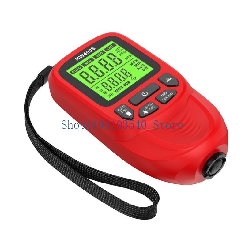Paint Thickness Gauge - 02DC เครื่องวัดความหนาสีแบบดิจิตอลเครื่องวัดความหนาสีเครื่องทดสอบความหนาสีเครื่องวัดความหนาสีสำหรับยานยนต์