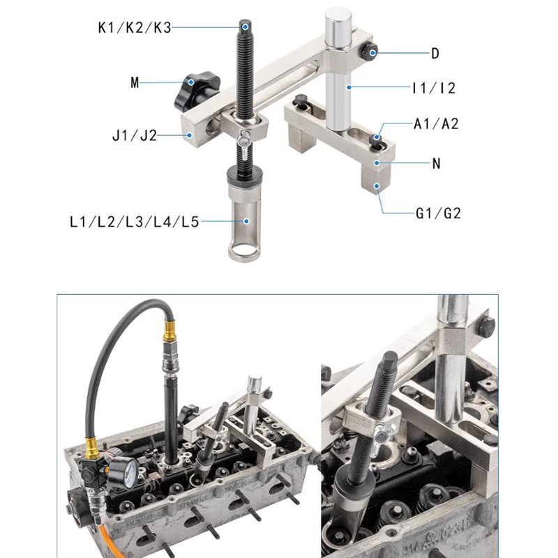 ชุดบริการหัวกุญแจชุดกล่องเครื่ - Valve Spring Compressor บทวิจารณ์และราคา