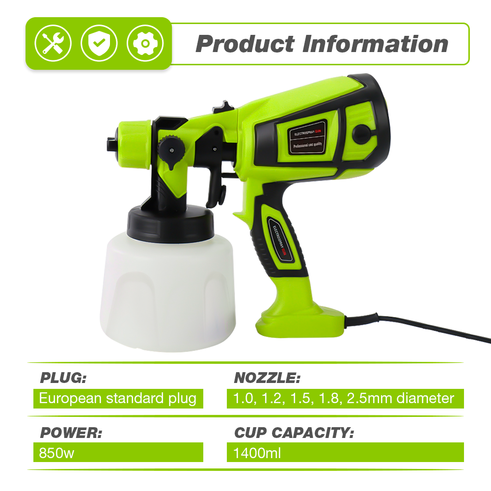 ปืนพ่นสีไฟฟ้า 850 วัตต์ ปืนพ่น - Heat Gun Paint Strip บทวิจารณ์และราคา