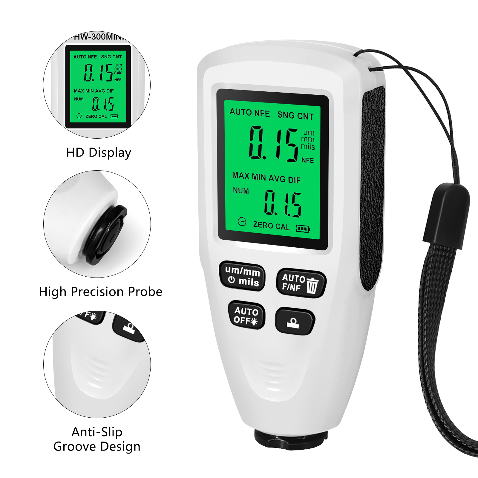 รถยนต์ความหนารถยนต์เครื่องทดสอ - Paint Thickness Gauge บทวิจารณ์และราคา