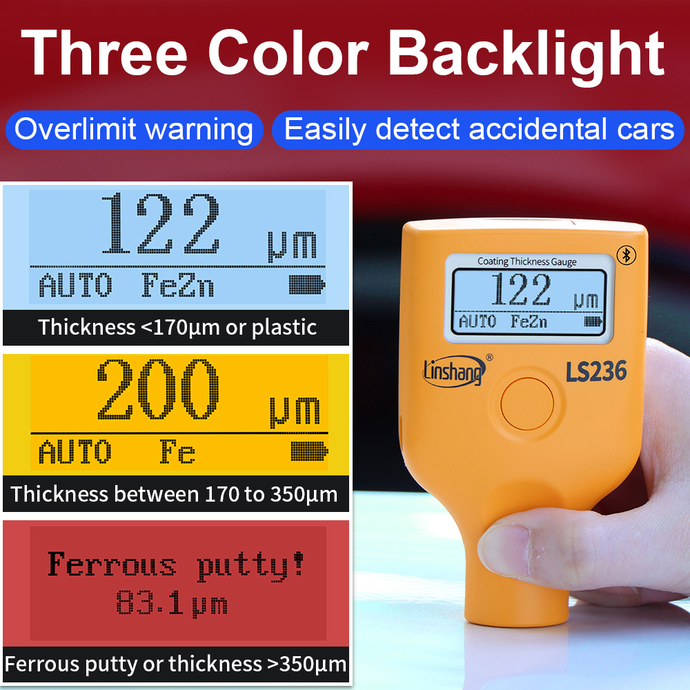 เครื่องวัดความหนาสีรถยนต์แบบพก - Paint Thickness Gauge บทวิจารณ์และราคา